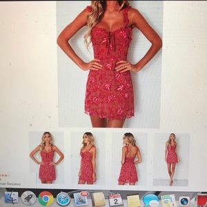 White Fox Boutique Sweet Fling mini dress